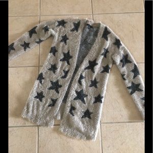American Eagle star cardigan XS!